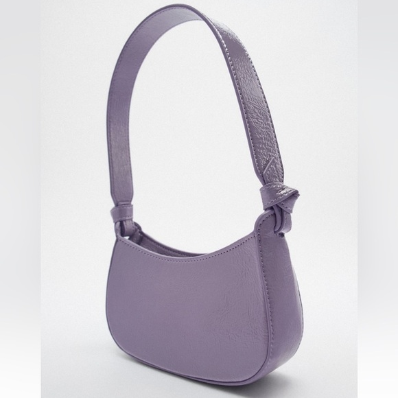 ✨Zara Knotted Shoulder Bag Lilac - Picture 2 of 5